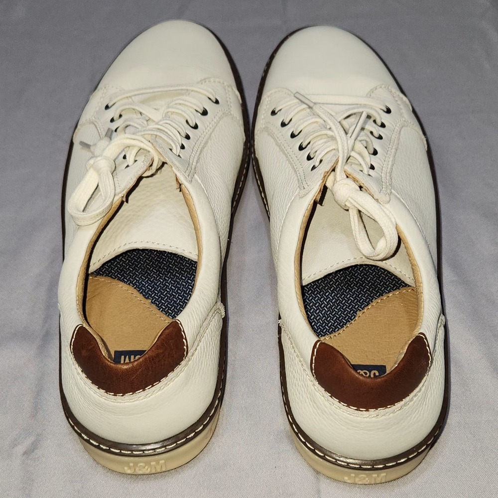 Johnston & Murphy Mens XC4 Prentiss White Leather Sneakers 25-3348 Size 9M - Picture 2 of 8